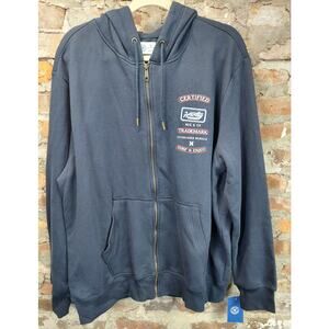 Hurley Zip-up Front Graphic Hoodie Mens Sz XL Sweatshirt New NWT GB